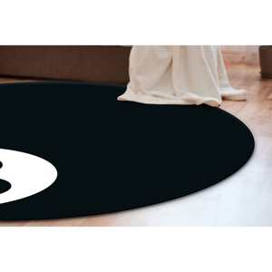 Alfombra de 8 Bolas, Alfombra Redonda, Alfombras de Bolas, Alfombras Modernas, Alfombra Clásica, Alfombra de Chenilla - Product Image 2