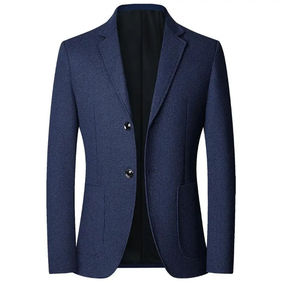 Dernier arrivage OEM de blazers pour hommes avec un look tendance de qualité supérieure avec logo personnalisé blazers de soirée de luxe stylés - Product Image 2