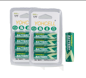 Yohcell 8 gói aa1.2v NiMH có thể sạc lại Micro LR06 No.5 pilas AA tế bào cho đèn pin điện tử tiêu dùng đồ chơi - Product Image 1