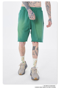 Vente en gros de shorts surdimensionnés de fitness décontractés de haute qualité 2025 personnalisés Lavé 100% coton Shorts pour hommes respirants respectueux de l'environnement - Product Image 6