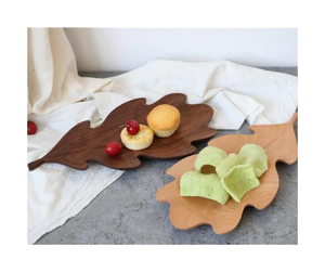 Bandeja de madera tradicional, plato de comida caliente, tamaño y forma personalizados, bandeja de servicio de madera rústica hecha a mano para cocina, comedor y uso doméstico - Product Image 4