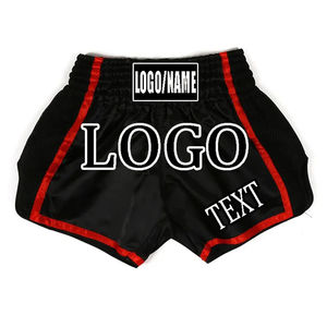 Pantalones Cortos de Entrenamiento de Boxeo MMA Muay Thai de Spandex/Poliéster con Estampado Personalizado, Logotipo Frontal, Transpirables, de Secado Rápido, Unisex para Adultos - Product Image 5