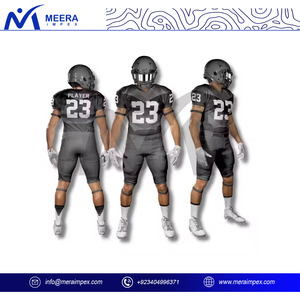 Conjunto de uniforme de fútbol americano de alta calidad, Camiseta y pantalón de equipo personalizados, ropa deportiva transpirable de secado rápido para entrenamiento y Club - Product Image 2