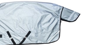 Vente en gros économique 1680D gris tapis de cheval imperméable été Combo drap de pluie pour les courses de chevaux pour l'été temps - Product Image 3