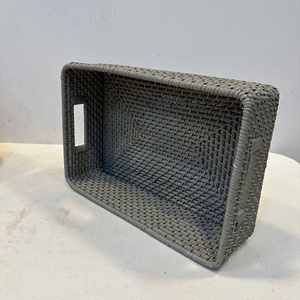 Panier de rangement rectangulaire en rotin naturel Doanket DKT107 3Luxury avec ficelle en PP, écologique et multi-usage - Product Image 5