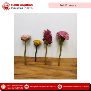 Tùy chỉnh thanh lịch len nhỏ cảm thấy hoa chất lượng cao handmade trang trí tường cho tốt nghiệp Halloween phục sinh-Làm cho thiết kế của riêng bạn - Product Image 2