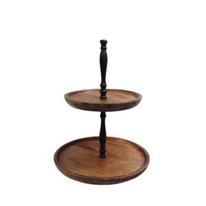 Hot Selling Aluminum and Iron <b>3</b> <b>Tier</b> Serving Tray Peach Stone Colour Modern Style <b>Cake</b> <b>Stand</b> for Kitchen & Table Top - Product Image 6