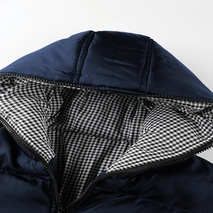 Veste matelassée sur mesure de qualité supérieure pour homme, manteau d'hiver respirant, vêtements décontractés, taille plus, tricot, nouveau design, veste matelassée OEM - Product Image 3