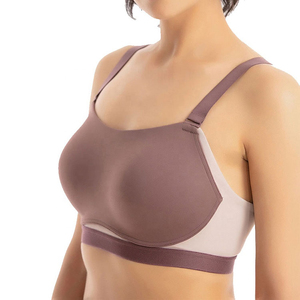 Sujetador deportivo para mujer para nueva colección de llegada Logotipo frontal sin costuras Tela suave Transpirable Tallas grandes Servicio OEM de moda - Product Image 5