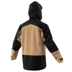 Chaqueta de lluvia de nailon personalizada al por mayor para hombre, chaqueta de lluvia de temporada de invierno con diseño de logotipo personalizado - Product Image 2