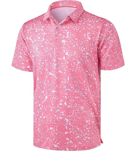 T-shirt polo pour hommes, tendance, couleur unie, techniques brodées, respirant, à prix de vente, dernière mode - Product Image 1
