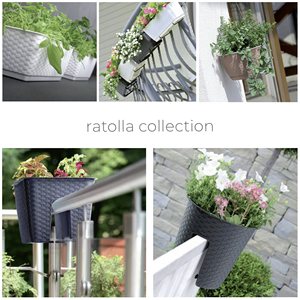 RATOLLA OVALADA 6L. maceta, dimensiones (mm) 298x242x225, color Mocca - Product Image 2