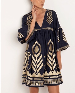 Vestido caftán Vintage de calidad superior para mujer, manga larga, bordado completo, longitud Maxi, tejido Digital, regalo perfecto para ella - Product Image 6