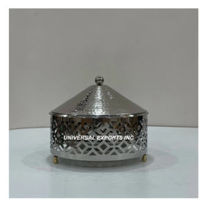 Casserole en acier inoxydable à double paroi Design attrayant Réchauffeur de nourriture en métal de qualité supérieure - Product Image 1