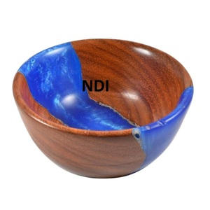 Bol de service décoratif pour noix et fruits secs Bol de service à salade Finition personnalisée Bol de service décoratif pour noix et fruits secs - Product Image 2