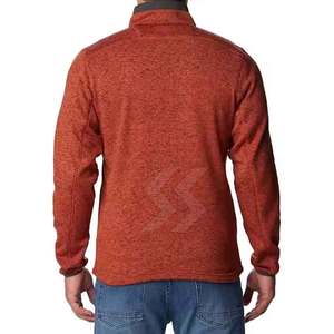 Sweat-shirt coupe-vent à demi-fermeture éclair en coton Logo personnalisé Basics Sweat-shirt à demi-fermeture éclair à séchage rapide - Product Image 2