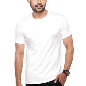 T-Shirt à col rond pour hommes, vente en gros, OEM, manches courtes, col rond, 100% coton, couleur unie, exportation, qualité, Logo personnalisé - Product Image 6