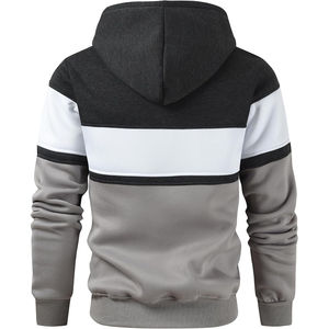 Pull à capuche en coton 100% épais pour hommes, vêtements de sport personnalisés et unis de haute qualité, automne - Product Image 6