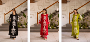 premium German Rayon Printed <b>Kurti</b> With Bottom Collection Full Catalog available at wholesale rate partu wear collection - Product Image 6