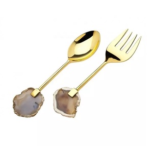 Juego de cubiertos de acero inoxidable de alta calidad de grado 304 ecológico para el hogar, y Camping Hotel, uso de mesa duradero, precio al por mayor - Product Image 6