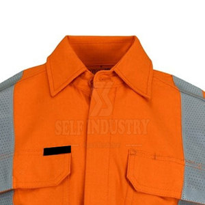 Dernière conception de chemises de soudage FR pour hommes avec logo personnalisé Vêtements de sécurité étanches à l'eau - Product Image 3