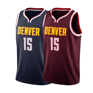 Maillots de basket-ball pour hommes adultes - Polyester/coton Sublimation Broderie 3D Imprimée Personnalisée Noms d'équipe Logo Manches courtes Taille plus - Product Image 1