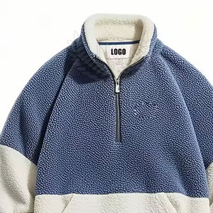 2025 New Arrival Sherpa Lined Fleece Sweatshirt Customizable for Bulk Orders Sherpa Fleece Sweatshirt - Product Image 5