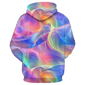 Sudadera con Capucha Personalizada por Sublimación, Diseño Atractivo, para Todas las Temporadas, Sudadera con Capucha y Cremallera para Correr, Mangas Largas - Product Image 2