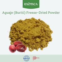 Hoogwaardig wild-gekweekt Peruaans Aguaje fruit, gevriesdroogd poeder, voedingskwaliteit, HACCP gecertificeerd, 100% puur voedingssupplement, zakverpakking