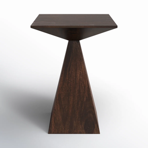 Lineage Corporation table d'appoint en bois massif au look mi-siècle Rondie moderne et élégant pour l'entrée salon meubles de maison pour hôtels - Product Image 1