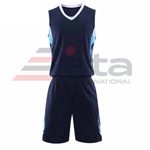 Uniformes de basket-ball personnalisés par sublimation ODM OEM vêtements de sport respirants de grande taille conçus pour les joueurs de basket-ball universitaires - Product Image 1