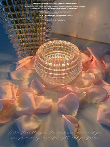 Chandelier d'art fait à la main circulaire en cristal verre bougeoir cylindre rond design pour la maison et les décorations de mariage - Product Image 6
