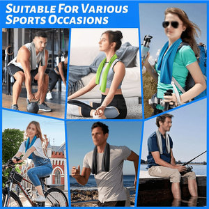 Serviette de sport douce et absorbante pour hommes et femmes, pour essuyer la sueur, les séances d'exercice et de fitness - Product Image 4