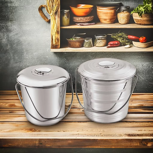 Casserole Thermique Durable en Acier Inoxydable à Finition Miroir, Écologique, Compatible Lave-Vaisselle, pour Cuisine et Utilisation en Plein Air - Product Image 1