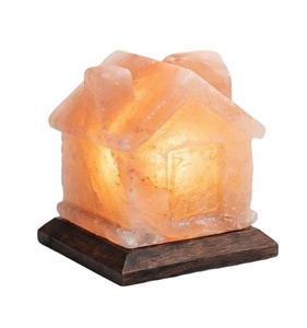 Himalayan Salt Window House Lamp Natural Rock Night Light Handmade Salt Lamp Home Decor Relaxation Meditation - Product Image 1