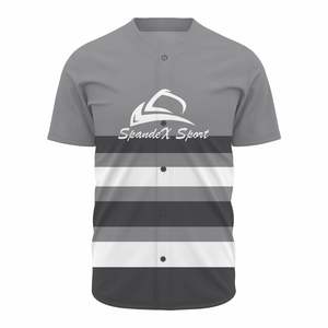 Uniformes y jerseys de equipos de béisbol y softbol transpirables personalizables Diseño de técnicas impresas - Product Image 5