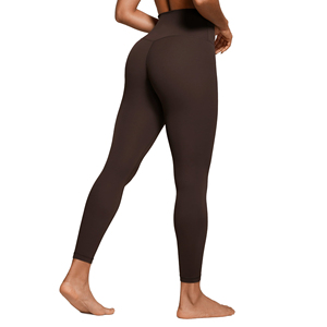 Elastic Waist Stretchy Yoga <b>Leggings</b> Compression Women's Butt Lifting High-Waisted Nude Pants Scrunch butt <b>leggings</b> for women - Product Image 1