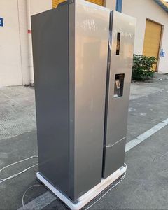 American Design 4-Door Stainless Steel Refrigerator & <b>Freezer</b> Commercial Kitchen Equipment for Restaurants RVs Solar Gas Powered - Product Image 1