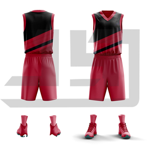 Uniforme de Baloncesto Estampado de Secado Rápido, Camiseta Deportiva sin Mangas con Pantalones Cortos a Juego para Entrenamiento, Competencia y Práctica - Product Image 3