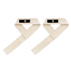Correas de levantamiento de algodón extra largas para una mejor sujeción del barra y un rendimiento máximo de tracción, correas de levantamiento para entrenamiento en gimnasio. - Product Image 1