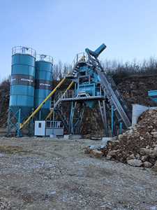 Machine de dosage de béton compacte à haut rendement 120 M3/h avec des composants de base tels que le roulement PLC de boîte de vitesses de moteur de pompe - Product Image 6