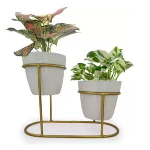 Macetas de flores de Metal con acabado negro de diseño único, macetas de flores decorativas hechas a mano, gran oferta, accesorios de decoración para fiestas - Product Image 5