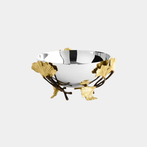 Bol de service de vaisselle unique Bols en métal de meilleure qualité avec accents en laiton Snack Server Bol à fruits secs Accessoire de table à manger - Product Image 5