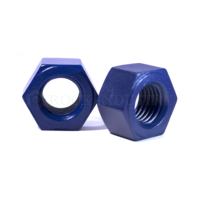 Écrous lourds hexagonaux ASTM A194 2H PTFE XYLAN BLEU
