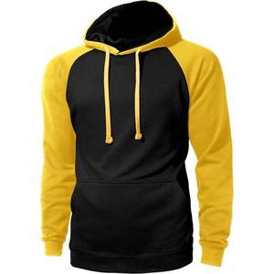 Nuevo 100% algodón dos tonos sudaderas con capucha invierno cálido amarillo y negro Panel Streetstyle señoras transpirable secado rápido sudaderas con capucha para mujeres - Product Image 3