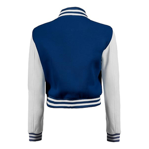Chaqueta Varsity para Mujer, Nuevo Estilo, con Cierre, Diseño y Colores Personalizables, Forro Polar Transpirable para Equipos de Fútbol - Product Image 5
