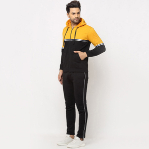 Man <b>Tracksuit</b> Cotton Polyester Design Your Own Men'S Hooded <b>Tracksuit</b> Top Zipper Jogging Track Suits Hoodie Set - Product Image 6