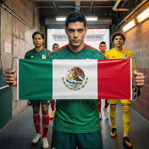 Bandiera Magica Retrattile del Messico Accessorio - Product Image 1