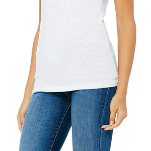 Airlume-Camiseta entallada para mujer, Camiseta de algodón de 32, 100% oz de Fresno, longitud corporal más larga, 4,2 - Product Image 5