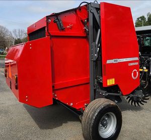 Nouvelle presse à balles de foin ronde pour machines agricoles avec moteur, boîte de vitesses et haute productivité. - Product Image 2